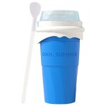 Slushy maker, gobelet  slush, silicone slushy maker cup, gobelet  neige avec cuillre  paille pour ...