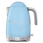 Smeg - bouilloire sans fil 1. 7l 2400w bleu pastel klf04pbeu