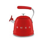 Smeg - bouilloires  sifflet 2. 3l rouge wkf01rd
