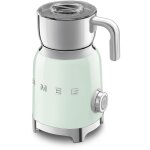 Smeg - emulsionneur de lait 500w 0. 6l vert d'eau mff11pgeu