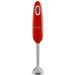 Smeg - mixeur plongeant 700w rouge hbf11rdeu
