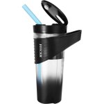 Smoothie mixer de 400 ml avec batterie rechargeable 4000mah, mini mixeur avec paille en silicone, convient ...
