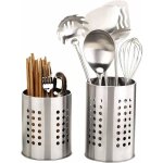 Snq - lot de 2 porte - ustensiles de cuisine en acier inoxydable anti - rouille pour organiser les tiroirs ...