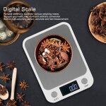Balance de cuisine, balance alimentaire, mini cuisine portable en acier inoxydable balance electronique ...