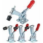 Gh - 201 - b - lot de 4 sauterelles  serrage vertical avec base horizontale - capacit 90 kg