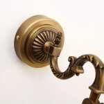Snq - lampe de miroir salle de bain led vintage appliques clairage de salle de bain laiton ip44 impermable ...