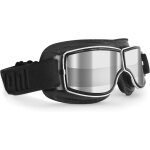 Lunettes vintage moto lunettes aviateurs cuir noir pour casques Lunettes vintage moto lunettes aviateurs cuir noir pour casques