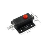 Verrou targette, loquet à glissière de sécurité à bouton à ressort automatique pour armoire, loquets ... Verrou targette, loquet à glissière de sécurité à bouton à ressort automatique pour armoire, loquets ...