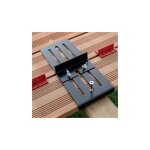 So garden - gabarit de pose et de perage pour lame de terrasse cobra liner + 4 espaceurs