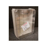 Boite de derivation grise 300x220x120mm avec couvercle � vis transparent ip56 650� scabox