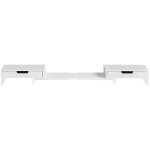 Sobuy - bbf04 - w support de moniteur �cran ergonomique support pour �cran d'ordinateur universal, ordinateur ...