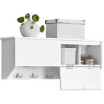 Sobuy - fhk24 - w portemanteau mural meuble d'entrée vestiaire portant à vêtements Étagère murale avec ... Sobuy - fhk24 - w portemanteau mural meuble d'entrée vestiaire portant à vêtements Étagère murale avec ...