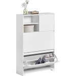 Fsr111 - w meuble à chaussures, armoire à chaussures, commode à chaussures, meuble d'entrée avec 2 abattants, ... Fsr111 - w meuble à chaussures, armoire à chaussures, commode à chaussures, meuble d'entrée avec 2 abattants, ...