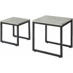 Sobuy - tables basses gigognes - set de 2 fbt42 - hg Sobuy - tables basses gigognes - set de 2 fbt42 - hg