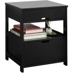 Sobuy - table de chevet bout de canapé table d'appoint avec 2 tiroirs et 1 étagère de rangement ® frg258 ... Sobuy - table de chevet bout de canapé table d'appoint avec 2 tiroirs et 1 étagère de rangement ® frg258 ...