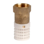 Socla - crpine laiton avec clapet pour hydrocarbure femelle 3 / 4