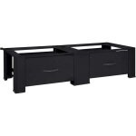 Socle pour machine  laver 2 pcs noir 64 x 55 x 32. 5 cm acier