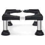 Socle machine a laver 4 pieds � ventouse, support machine � laver charge 200kg, larg r�glable de 40 - ...