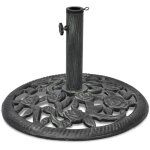 Socle de parasol en fonte 12 kg 48 cm