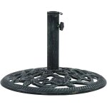 Socle de parasol vert 9 kg 40 cm fonte - inlife Socle de parasol vert 9 kg 40 cm fonte - inlife