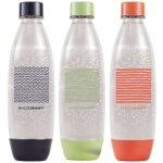 Sodastream - bouteilles fuse edition limite - pack de 3 bouteilles 1l - sans pfas