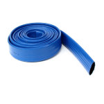 Tuyau plastique bleu plat de refoulement Ø63, le mètre Tuyau plastique bleu plat de refoulement Ø63, le mètre