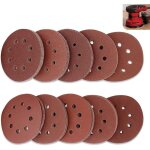 Soekavia - lot de 100 disques abrasifs 125 mm papier abrasif, papier abrasif de fixation en nylon pour ...