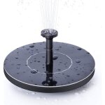 Fontaine solaire, pompe  eau solaire lectrique pour bain d'oiseau mignon, kit de pompe  eau  panneau ...