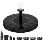 Petite fontaine de bassin solaire avec panneau solaire monocristallin de 1. 5 w dcoration flottante ...