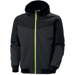 Softshell doubl� hiver oxford coloris noir liseret jaune taille l - helly hansen france