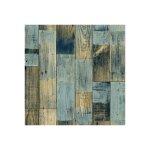 Sol vinyle podium - imitation parquet bleut� - echantillon 15 x 20 cm