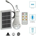 Solaire aliment� ampoule led - portable usb charge lantern lampe spotlight int�rieur bureau cuisine lecture ...