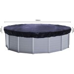 Quick - star - solaire couverture de piscine d'hiver ronde 200g / m� pour piscine de taille 460 - 500 ...