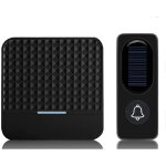 Solaire sans fil sonnette �tanche ip65 300m carillon ext�rieur chargeant prise ue