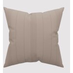 Housse de coussin 60x60 cm adele taupe, par soleil d'ocre