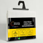 Taie prot�ge oreiller eponge imperm�able 60x60 cm