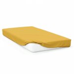 Drap housse bb en jersey 60x120 cm jaune - jaune