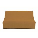 Soleil d ocre - housse clic - clac en coton panama jaune - jaune