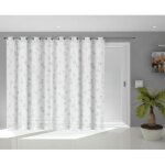 Soleil d ocre - voilage � oeillets baie vitr�e 280x250 cm kyoto, par soleil d'ocre