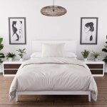 Soleil d ocre - parure housse de couette en microfibre lave 140x200 cm boheme lin, par soleil d'ocre ...