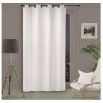 Soleil d ocre - rideau � oeillets occultant - 135 cm x 240 cm - flash - blanc - livraison gratuite
