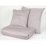 Soleil d ocre - taie d'oreiller ulysse 65x65 taupe - taupe