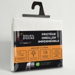 Taie prot�ge oreiller coton 50x70 cm molleton imperm�able, par soleil d'ocre