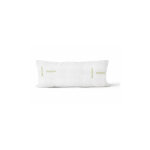 Soleil d ocre - traversin mmoire de forme alo vera 140 cm - blanc