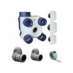 Soler et palau - kit complet vmc simple flux 3 bouches - auto deco - gaines et bande alu - unelvent