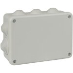Bo�te de d�rivation rectangulaire ip55 - 10 entr�es - 153 x 110 x 55 mm solera