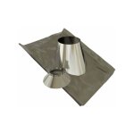 Solin et collet avec bavette - ten - duoten - 5� � 30� - diam�tre 80 / 130 mm