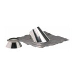 Ten - solin inox 30° à 45° + collet Ø125 Ten - solin inox 30° à 45° + collet Ø125