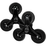 1 paire roue de magasinage roues de monte d'escalier diable  usage intensif chariot de meubles roulettes ...