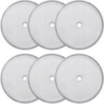Sollbry paquet de 6 filtres � tamis de rechange pour presse fran�aise, filtres � mailles r�utilisables ...